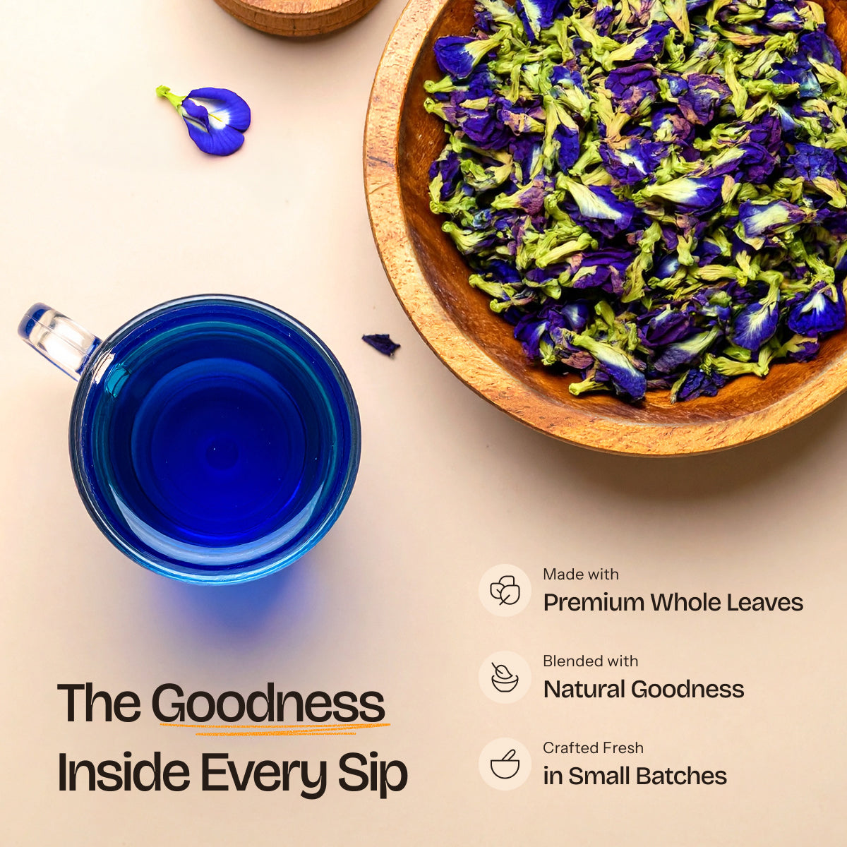 Blue Pea Flower Tea – Vibrant Caffeine Free Herbal Beauty Infusion