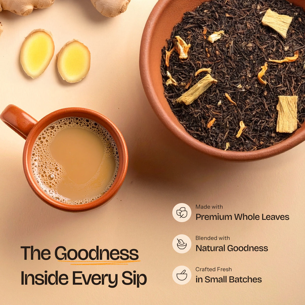 Ginger Tea – Spicy Warming Comfort Wellness Blend