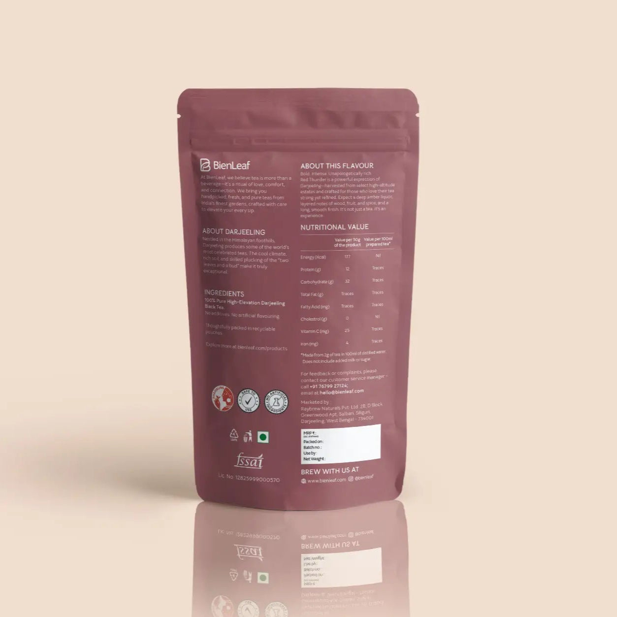 Darjeeling Red Thunder Tea – Rare Autumnal Limited Harvest