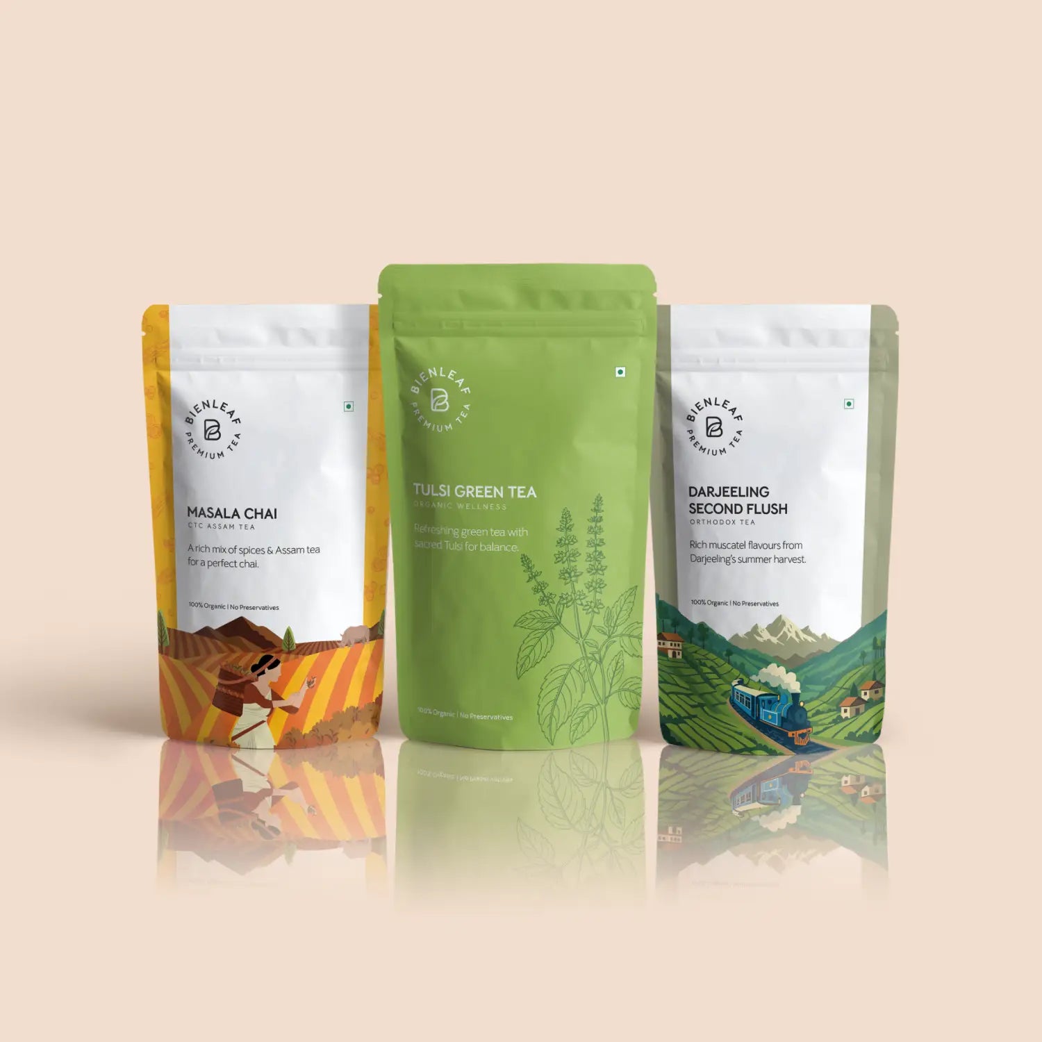 The Essential Three: Assam, Darjeeling & Herbal